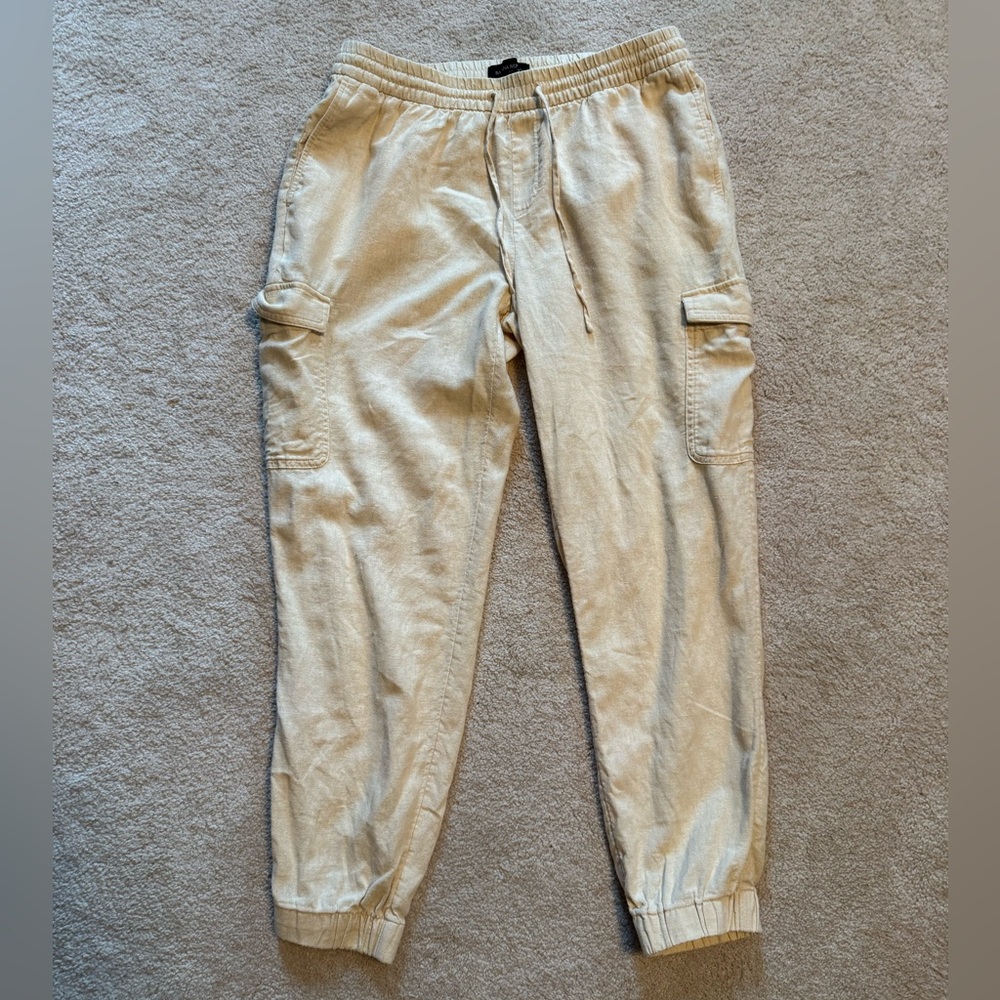 Banana Republic Women’s Linen Cargo Jogger Pants Size S